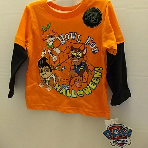 Nickelodeon Other - Nickelodeon glow in dark paw patrol 12m t-shirt